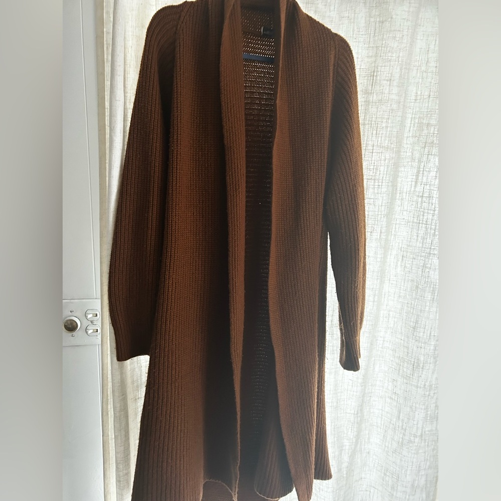 Rosetta Getty Warm Brown Knit Sweater - Picture 7 of 8